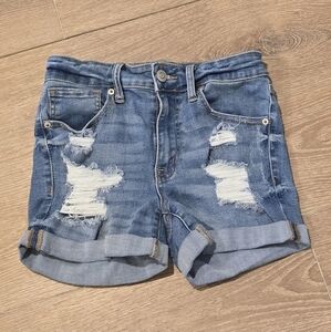 High-rise Midi Shorts